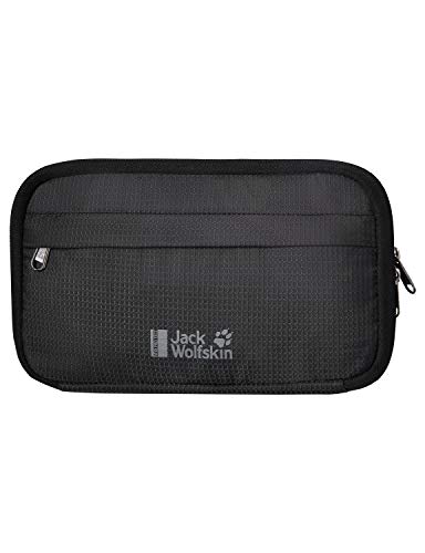Jack Wolfskin Boarding Pouch RFID, Estuche para Documentos de Viaje Unisex Adulto, Phantom, Talla única