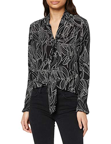 Javier Simorra Blouse ARABESAVE Blusa, Negro / 05, 38 para Mujer