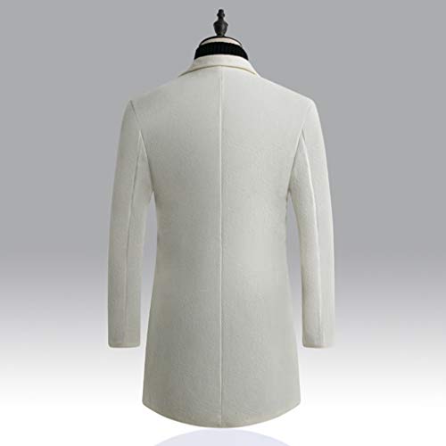 JERFER Estilo De Invierno Calentar Copo De Nieve Abrigo Rompevientos De Moda Hombres Nuevo Abrigo Puro