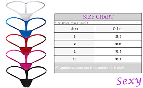 JFAN Tanga para Mujer Sexy Hilo Micro Bikini G-String y T-Back