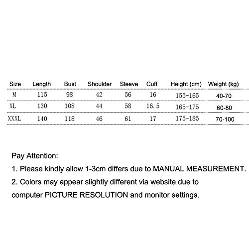 JIN Bata de vellón Suave para Mujer/Hombre Albornoz Acogedor para Mujer Invierno Completo Largo Mullido Ropa de Dormir Bata,H-M