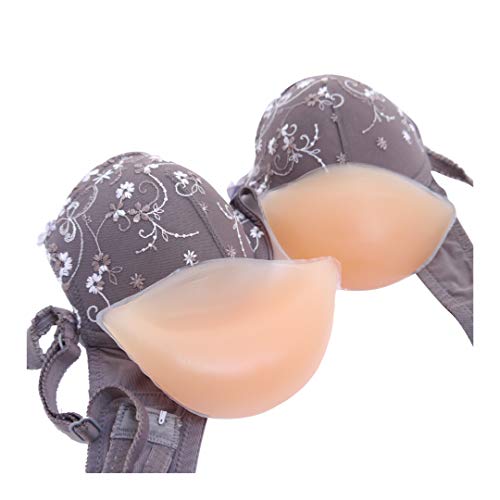 Jo Thornton Style 6 – LOS POTENCIADORES DE PECHO - AUMENTA HASTA 2 tallas de copa. Insertos de Silicona, Relleno realzador de Pecho tipo- Adecuado para copas AA, A, B y C - 195 g Par - Carne Blanca