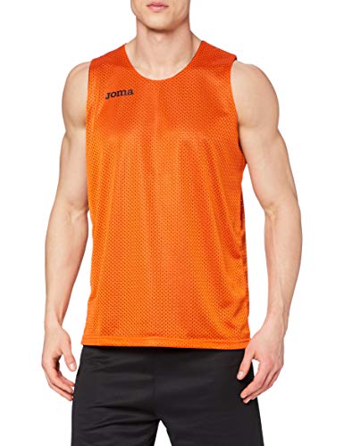 Joma Aro Basketball Reversibil Camiseta, Hombres, Naranja-800, XL
