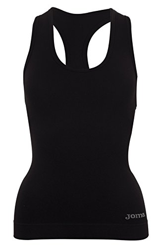 Joma Brama Classic - Camiseta térmica para Mujer, Color Negro, Talla M-L