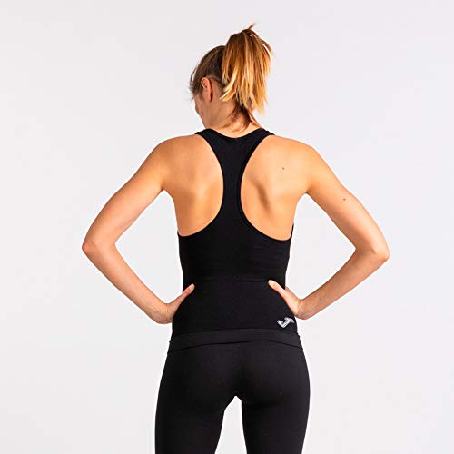 Joma Brama Classic - Camiseta térmica para Mujer, Color Negro, Talla M-L