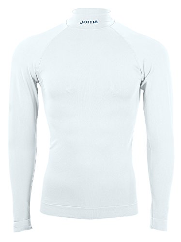 Joma Brama Classic, Camiseta térmica Unisex, Blanco, S-M
