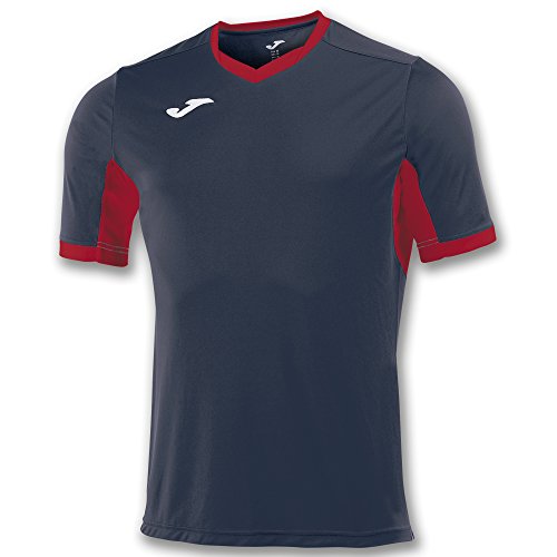 Joma Champion IV M/C Camiseta Equipamiento, Hombre, Marino/Rojo