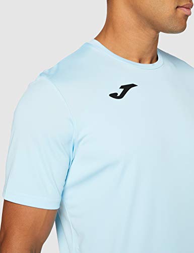 Joma Combi Camiseta Manga Corta, Hombre, Azul (Celeste), L