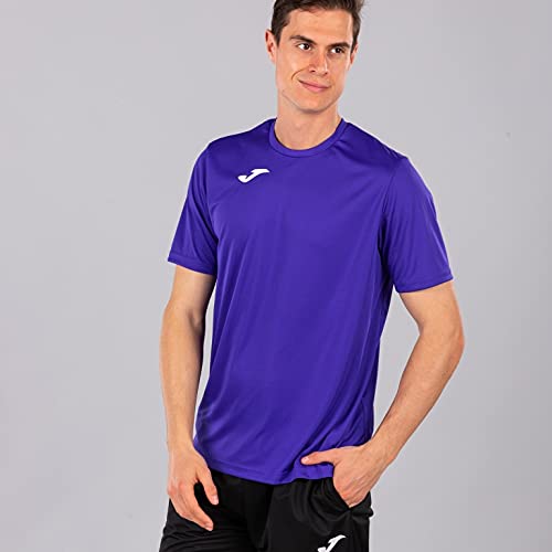 Joma Combi Camiseta Manga Corta, Hombre, Morado (Violeta), XL