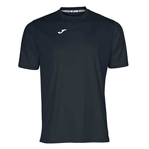 Joma Combi Camiseta Manga Corta, Hombre, Negro, S