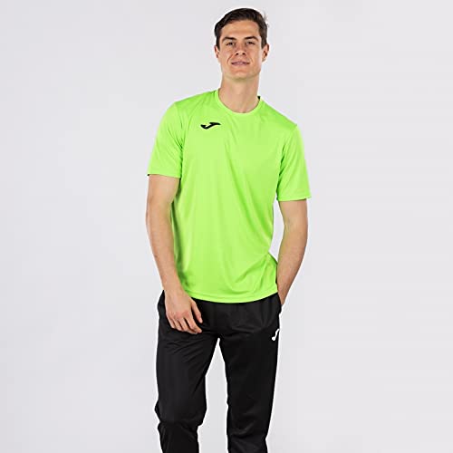 Joma Combi Camiseta Manga Corta, Hombre, Verde (Fluor), XL