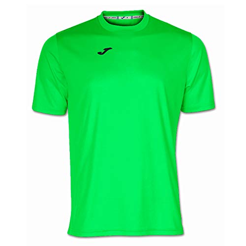 Joma Combi Camiseta Manga Corta, Hombre, Verde (Fluor), XL
