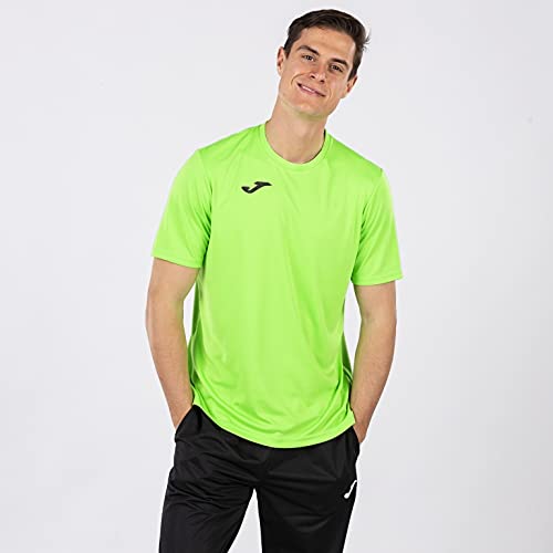Joma Combi Camiseta Manga Corta, Hombre, Verde (Fluor), XL