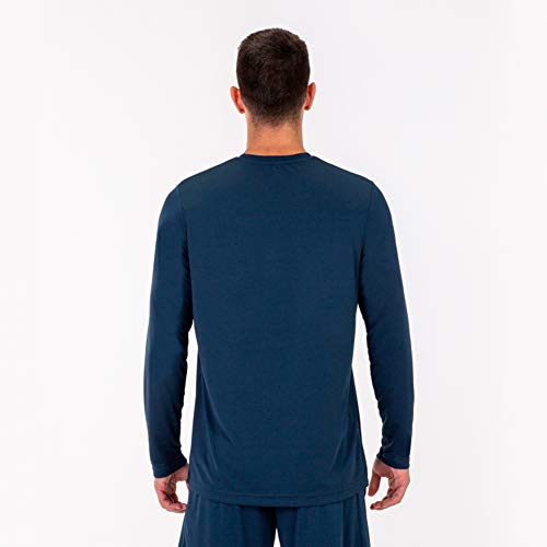 Joma Combi Camisetas Equip. M/L, Hombre, Marino Oscuro