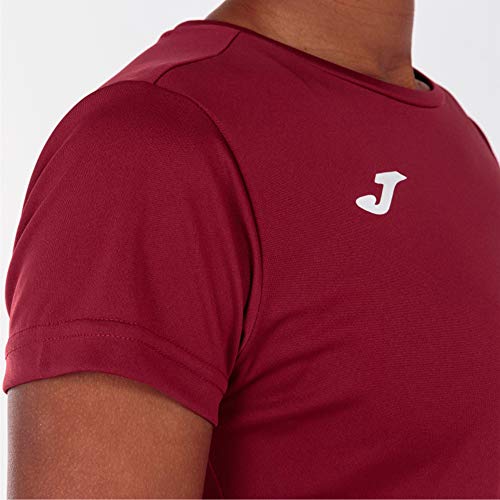 Joma Combi Camisetas Señora, Mujer, Burdeos, S