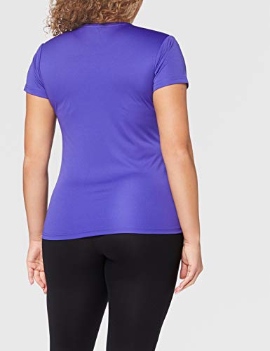 Joma Combi Woman M/C Camiseta Deportiva para Mujer de Manga Corta y Cuello Redondo, Morado (Purple), S