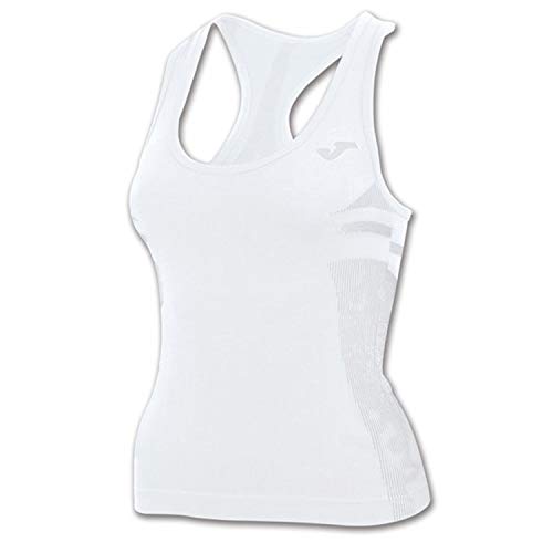 Joma Emotion Camiseta térmica, Mujer, Blanco, M/L