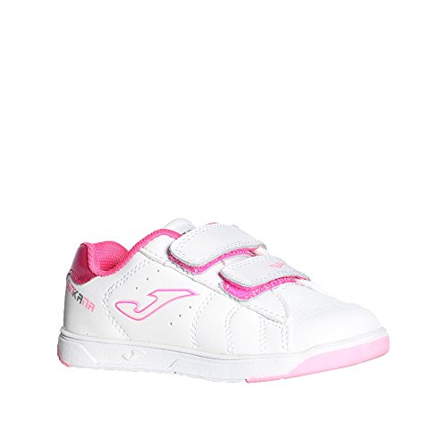 Joma Ginkana Jr, Zapatillas Unisex niño, Blanco (Blanco/Fucsia 710), 33 EU