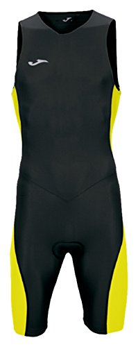 Joma - Mono triathlon negro-amarillo s/m para hombre, negro/amarillo, L