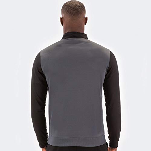 Joma Winner Sudadera, Hombres, antrac. / Negro, 2XL