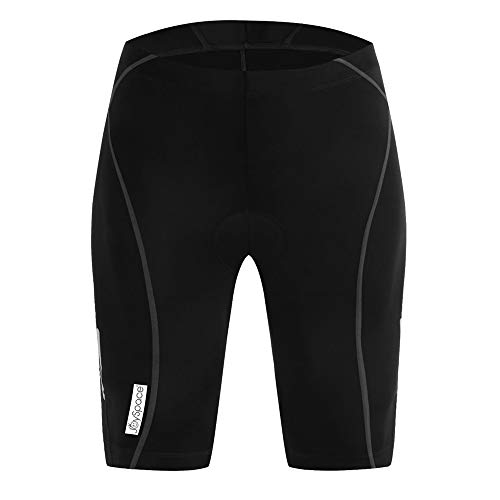 JOYSPACE Hombre Pantalones Cortos de Bicicleta Shorts de Ciclismo Hombre con 4D Acolchado MTB Ciclismo Pantalones Cortos Ropa Interior de Bicicleta estáticas,S