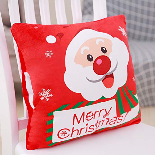 Juego de 4 en 1 de Throw Pillow Blanket de peluche de peluche con diseño de calentador de mano para niños, 1, talla única