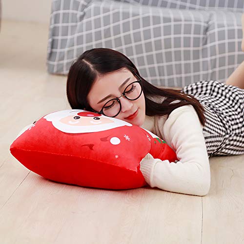 Juego de 4 en 1 de Throw Pillow Blanket de peluche de peluche con diseño de calentador de mano para niños, 1, talla única