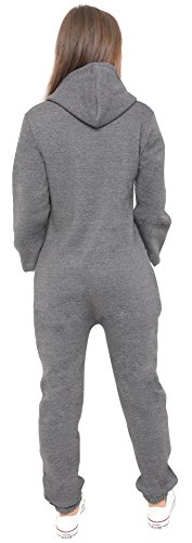 Juicy Trendz Mujer señoras Onesie Jumpsuit Capucha Vestir Todo en Uno S