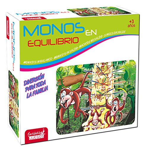 JUINSA- Juego Monos Quita la Rama, Multicolor, 21 x 27 cm (9843)