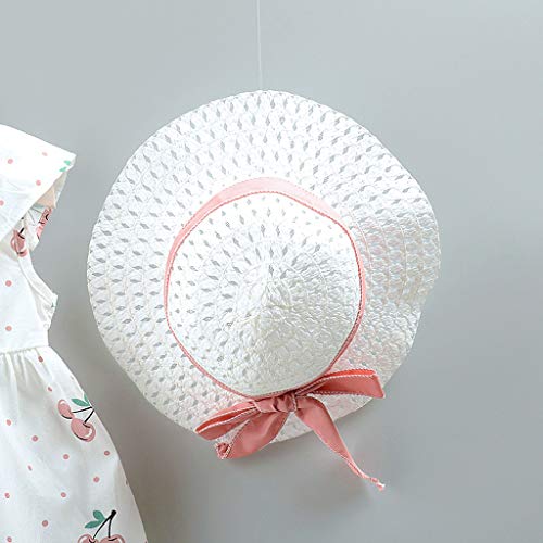Julhold Bebé bebé niña linda frutas estampadas Princesa Casual vestido + sombrero, conjunto de ropa 0 – 3 años Rosa. 12-18 Meses