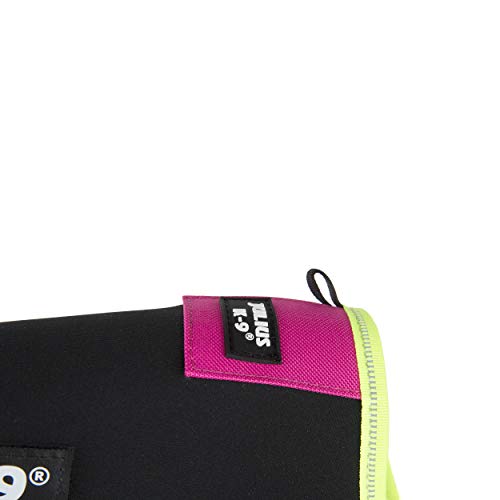 Julius-K9 Chaqueta de neopreno para perro IDC, Talla L, Negro/Rosa