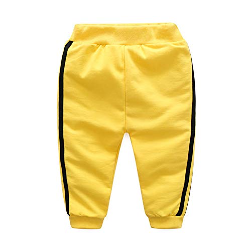 K-youth Ropa Bebe Nino Recien Nacido Otoño Invierno 2018 Ofertas Blusas Bebe Niña Abrigo Manga Larga Camisetas Bebé Conjuntos Bebe Niña Moda Camisa + Pantalones Largos(Amarillo, 0-6 Meses)
