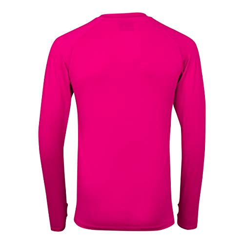Kappa 302FEU0, Camiseta de Manga Larga Para Hombre, Rosa (Fucsia), 2XL