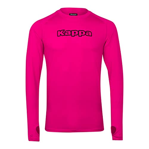 Kappa 302FEU0, Camiseta de Manga Larga Para Hombre, Rosa (Fucsia), 2XL
