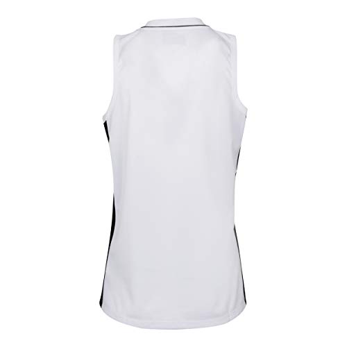 Kappa Caira Camiseta Baloncesto, Mujer, Blanco, XL