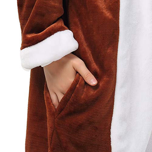 Katara- Pijamas Enteros Diferentes Animales y Tamaños, Adultos Unisex, Color Caballo marrón, Talla 145-155cm (1744)