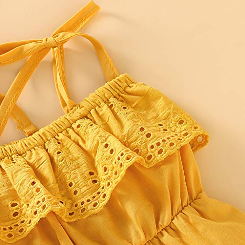 Katsaz Vestido Bebe Niña 0-3 Meses Bautizo Fiesta Encaje Ropa Bebe Recien Nacido Niña Verano Bodys Bebe Niña Tirantes Mono Bebés Infantil Disfraz Princesa Niña