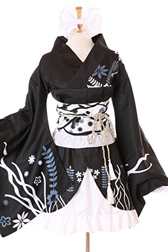 Kawaii-Story MN-28 Haruka Kasugano Yosuga no Sora - Kimono (6 piezas, talla L), color negro