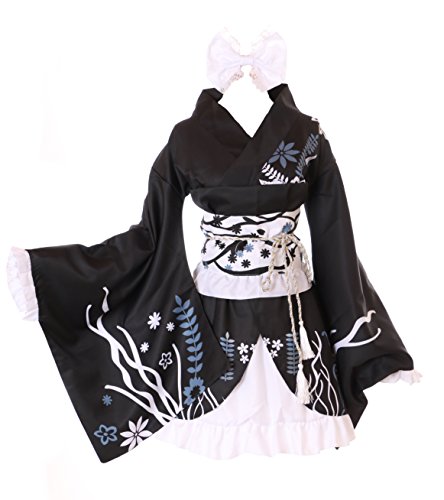 Kawaii-Story MN-28 Haruka Kasugano Yosuga no Sora - Kimono (6 piezas, talla L), color negro