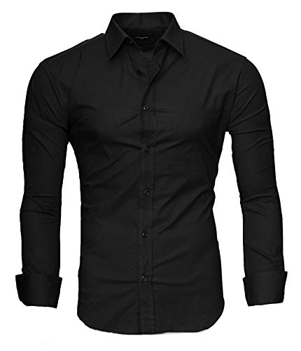 Kayhan Hombre Camisa, TwoFace als Uni Classic Black M