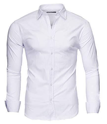 Kayhan Hombre Camisa, TwoFace als Uni Classic/White M