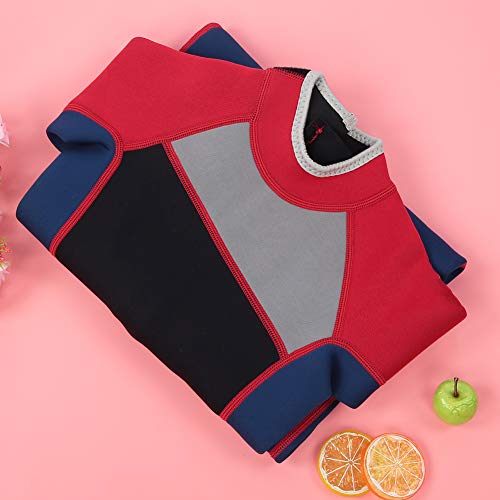 Keen so Traje de Neopreno de una Pieza, Mangas largas, Traje de Neopreno para niña, manténgase abrigado para Practicar Snorkel, Surf M122(12 Size)