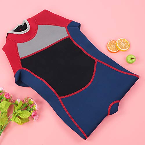 Keen so Traje de Neopreno de una Pieza, Mangas largas, Traje de Neopreno para niña, manténgase abrigado para Practicar Snorkel, Surf M122(12 Size)