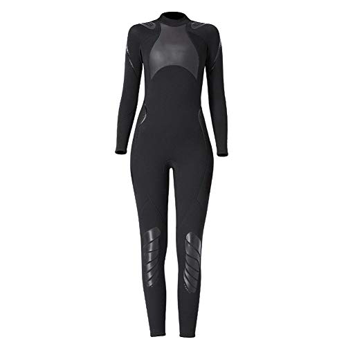 Keen so WS-19491 - Mono de Surf de Manga Larga de 3 mm para Hombre y Mujer, bañador de una Sola Pieza, Neopreno y Nailon, Femmes (Noir), Small