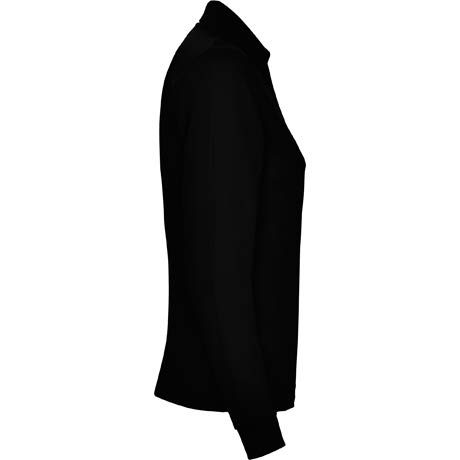 Killer Whale Camiseta de Golf de Manga Larga de algodón para Mujer (Negro, L)