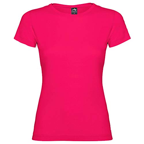 Killer Whale Camiseta Mujer Manga Corta Algodón Básica (Rosa, S)