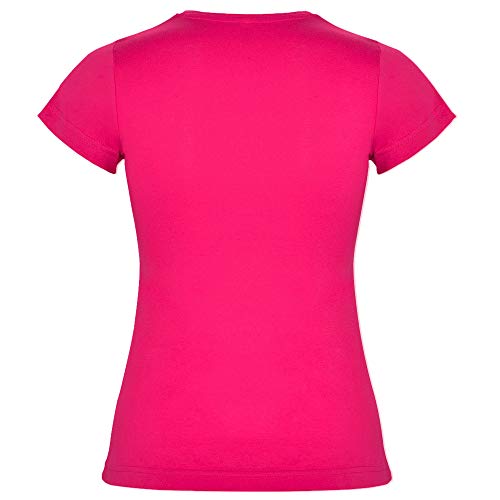 Killer Whale Camiseta Mujer Manga Corta Algodón Básica (Rosa, S)