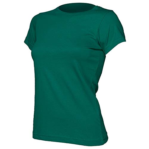 Killer Whale Camiseta Mujer Manga Corta Algodón Básica (Verde, S)