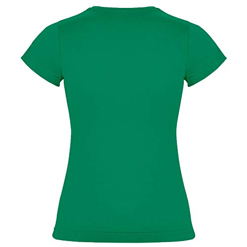 Killer Whale Camiseta Mujer Manga Corta Algodón Básica (Verde, S)