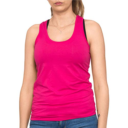 Killer Whale Camisetas sin Mangas de Gimnasia Deportiva para Mujer (Rosado, XL)